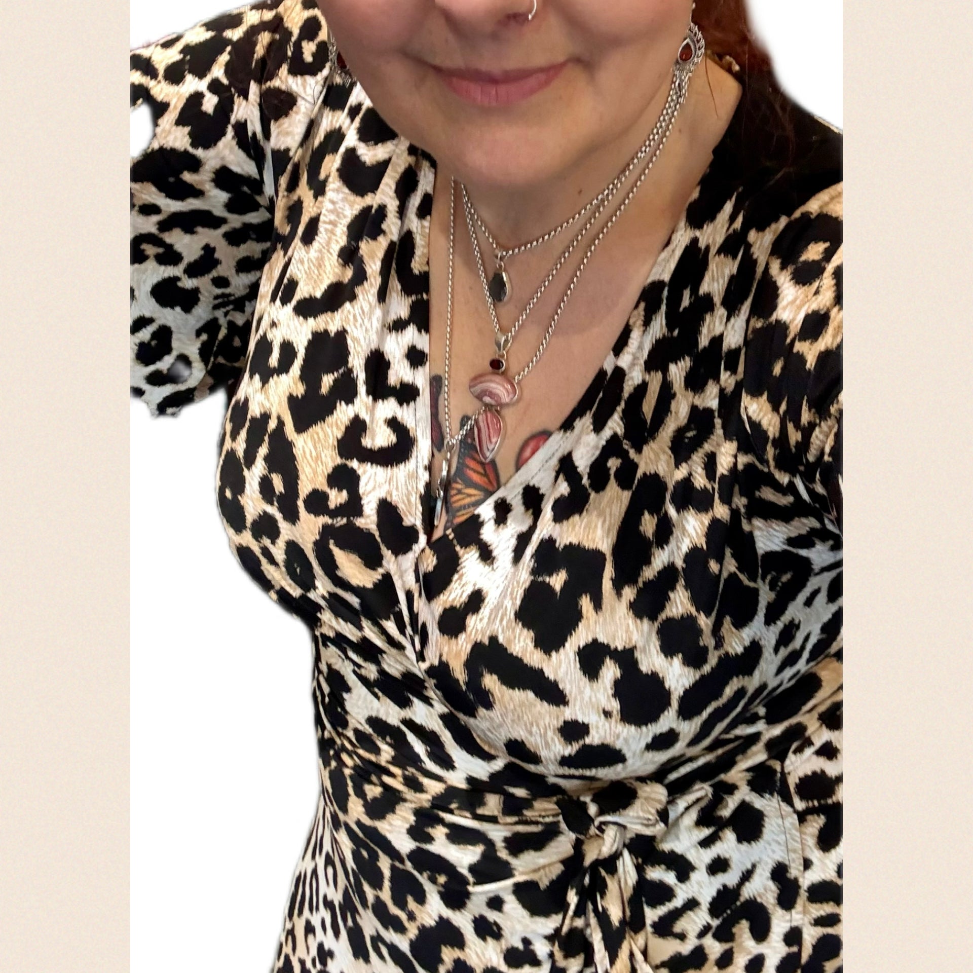 RAQUEL WRAP DRESS | Leopard