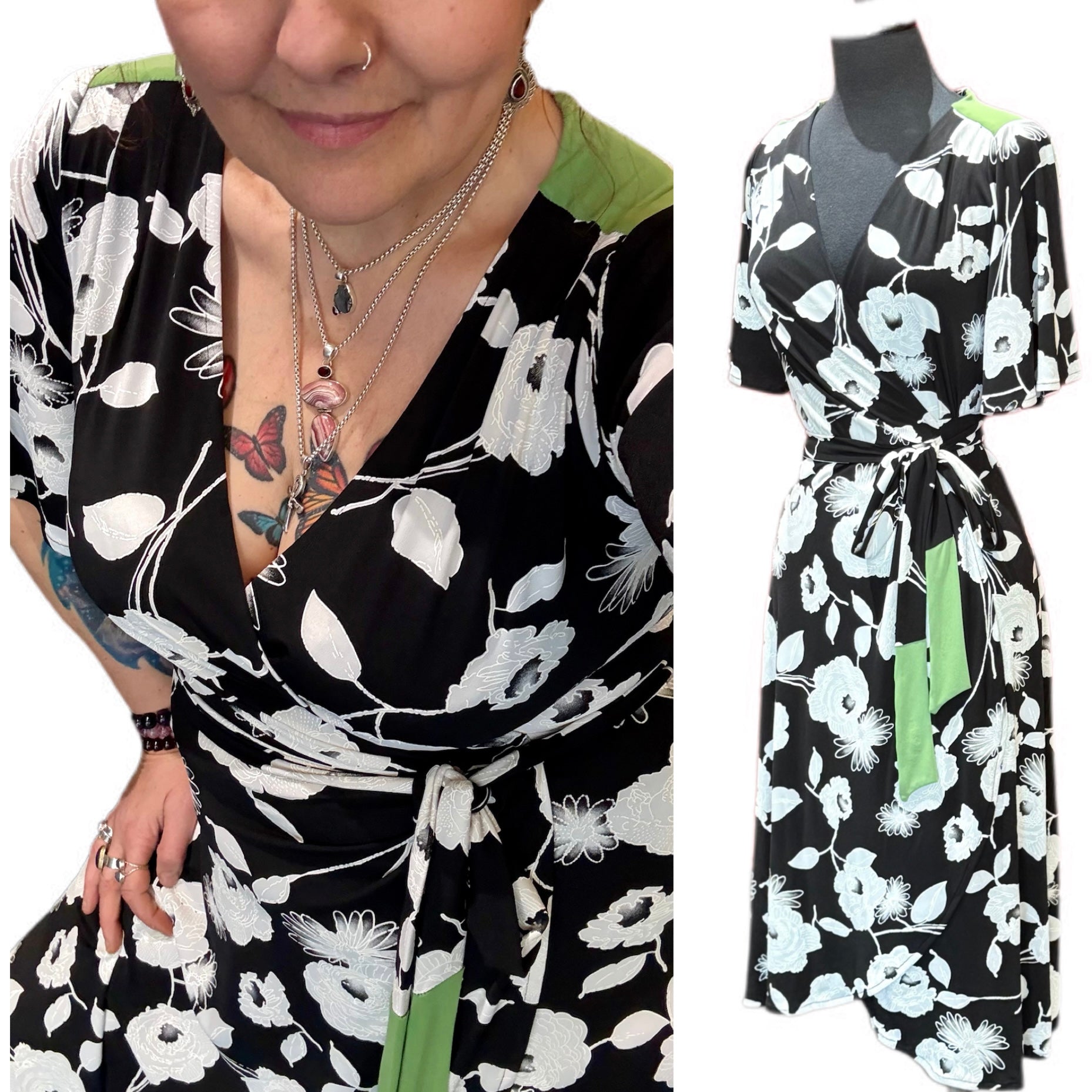 RAQUEL WRAP DRESS | Spring Bloom