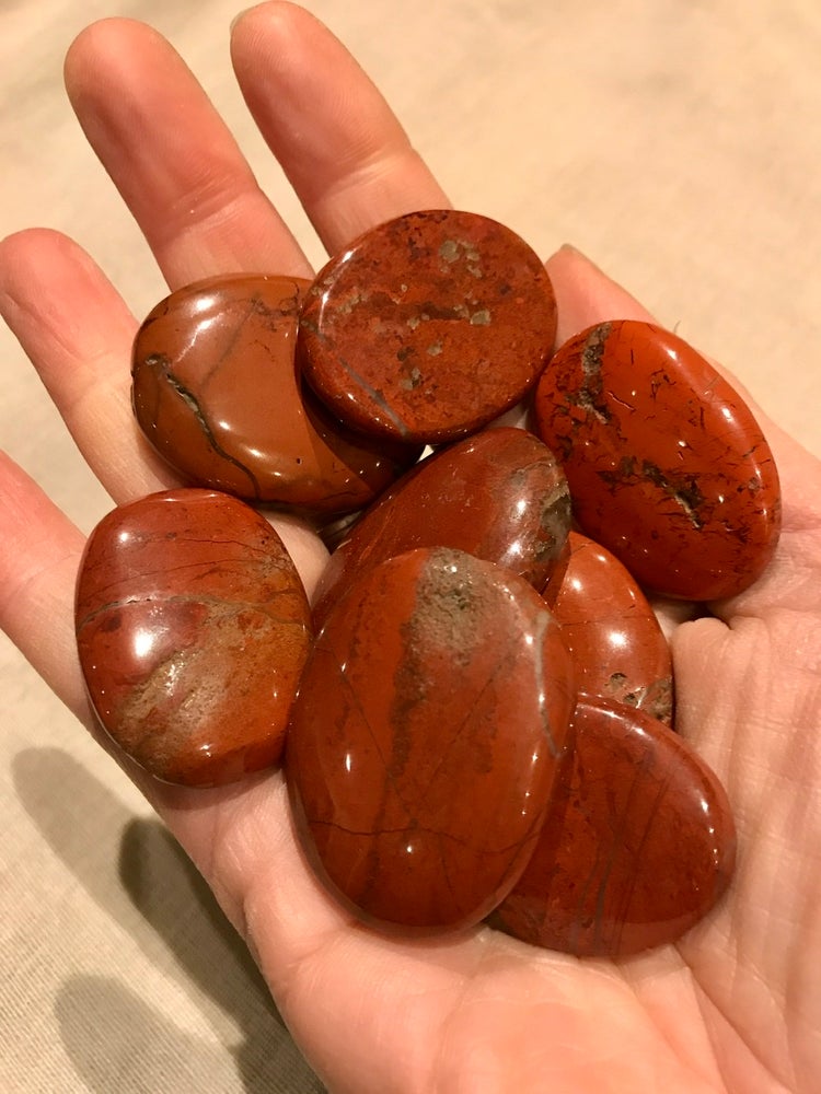 RED JASPER | palm stones