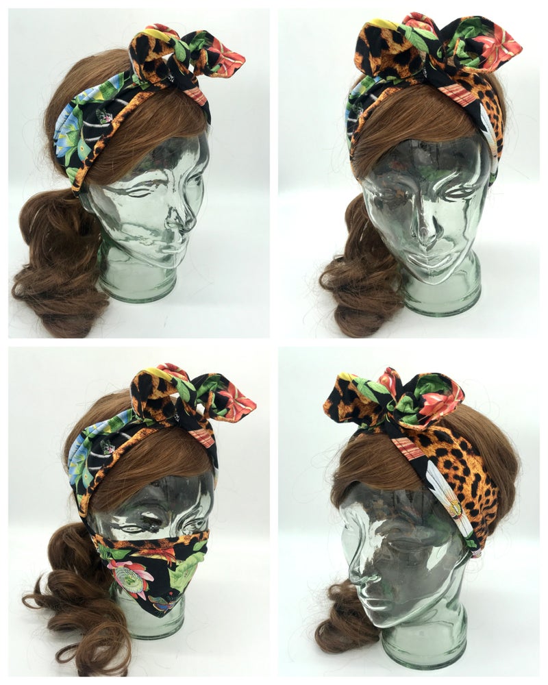 Sculptural Head Ties | leopard.tropical