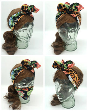 Sculptural Head Ties | leopard.tropical