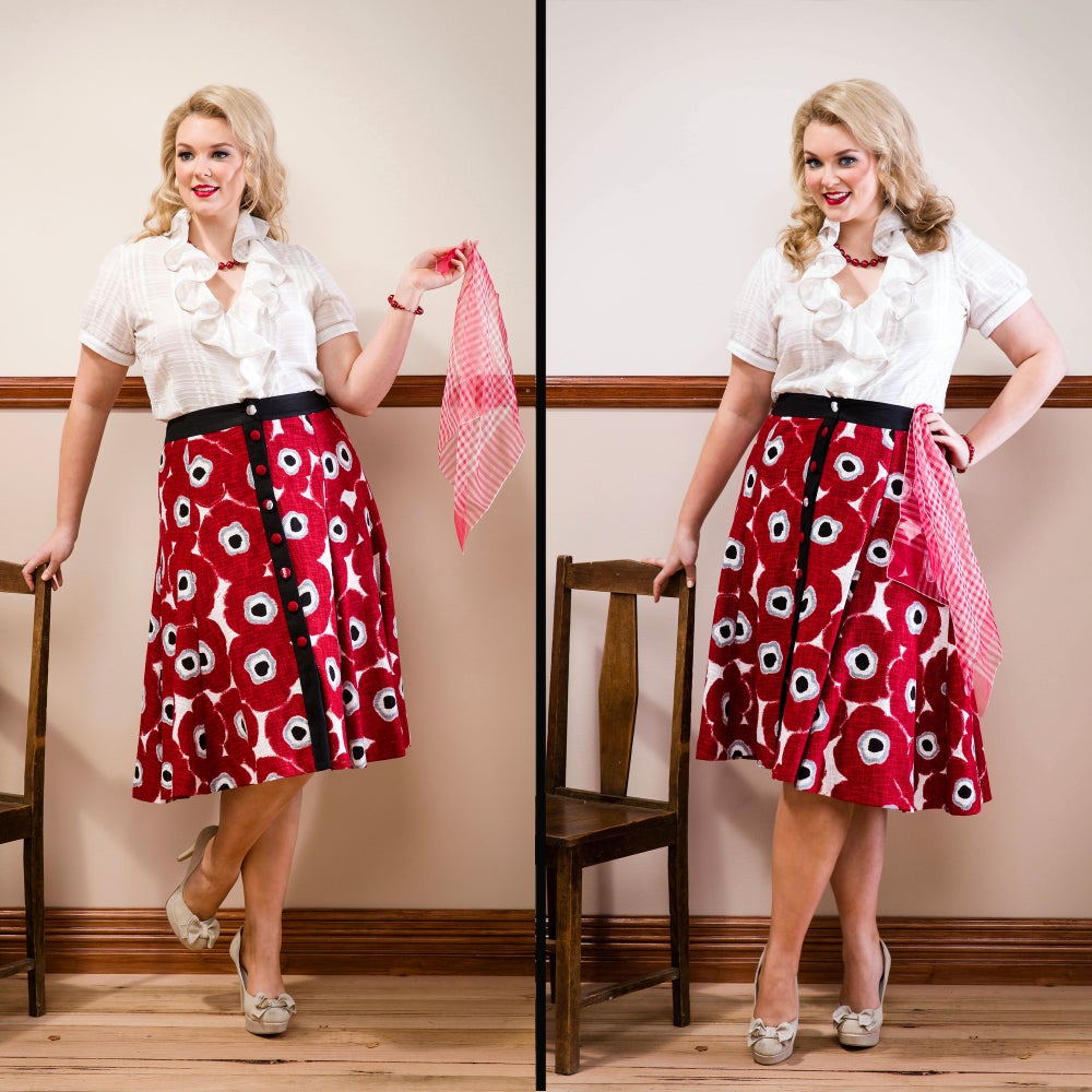 Sala Bianca Linen Skirt | poppy