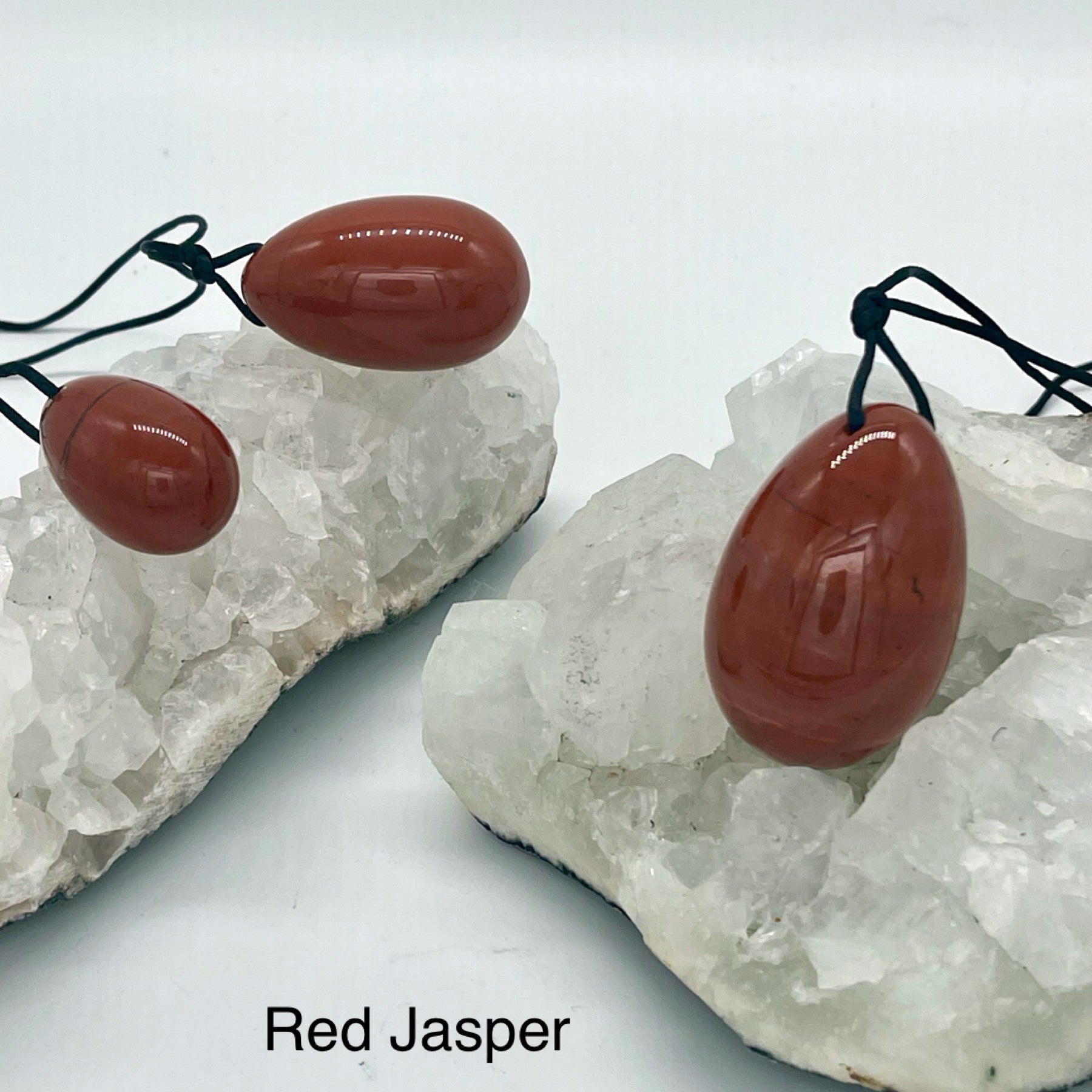 CRYSTAL YONI EGGS | Red Jasper